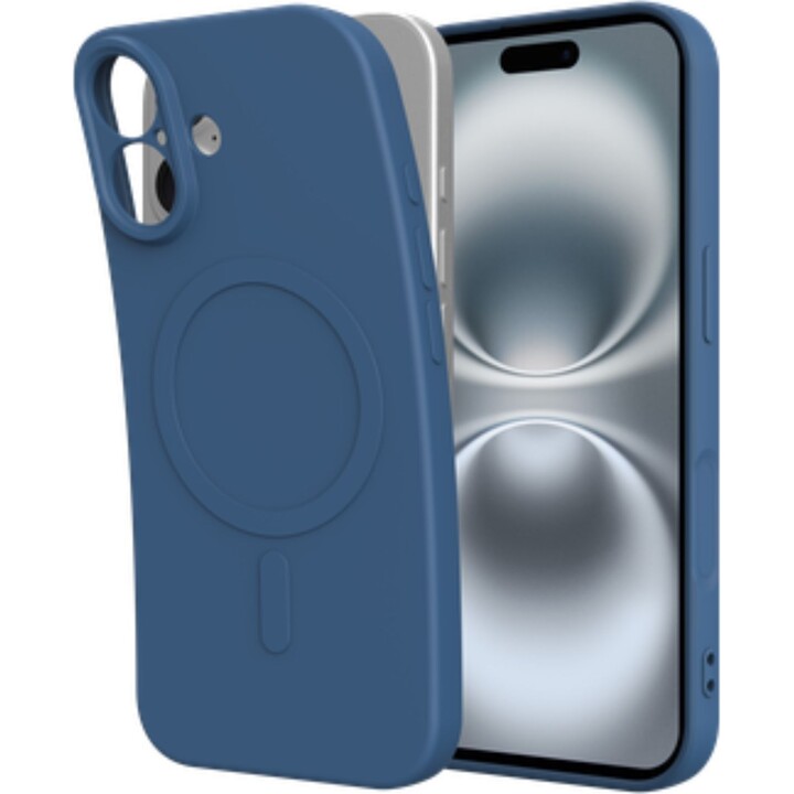 Just in Case Kick Case - iPhone 17 - Coque arrière en TPU - (Compatible MagSafe) - Bleu