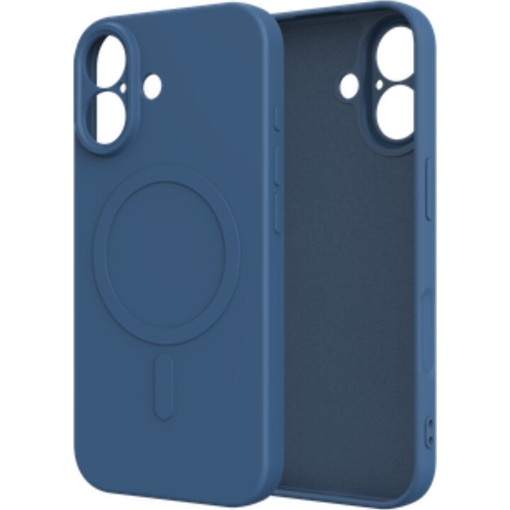 Just in Case Kick Case - iPhone 17 - Coque arrière en TPU - (Compatible MagSafe) - Bleu
