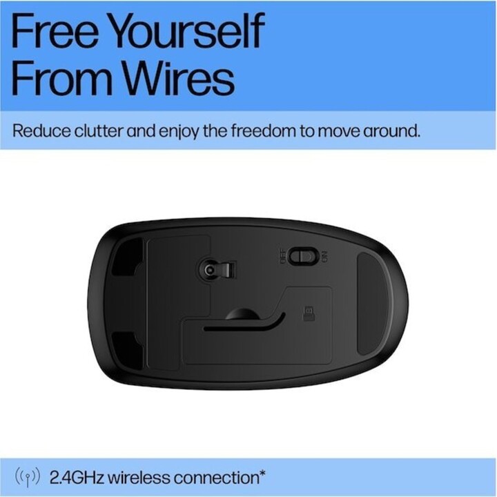 HP 235 Slim Wireless Mouse Black