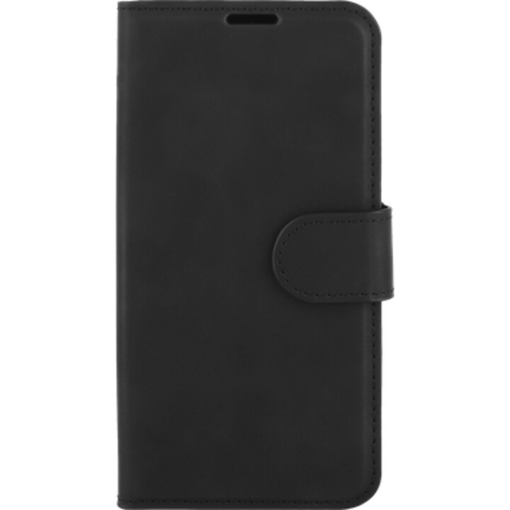 Just in Case PrimeWallet Wallet Case for iPhone 17 - Faux Leather Wallet Case - Black