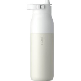 LARQ PureVis 2 Borraccia per uso quotidiano, fitness, escursionismo, sport, 680 ml, acciaio inossidabile, beige, bianco