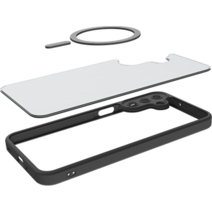 Just in Case ArmorElite Custodia per Samsung Galaxy S25 FE compatibile con MagSafe, nero