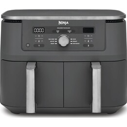 Ninja DZ400EU Double Fryer 9.5 L Freestanding 2470 W Hot Air Fryer Grey