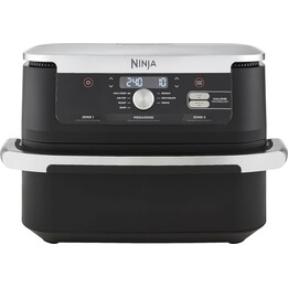 Fritadeira de ar de compartimento duplo Ninja Foodi FlexDrawer 7 em 1, 10,4 l, sem óleo, com divisor de cesto amovível, antiader