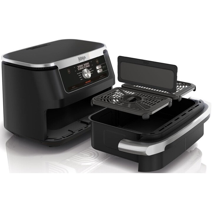 Friteuse à air 7-en-1 FlexDrawer de Ninja Foodi, 10.4L, sans huile, avec panier amovible, antiadhésif et pièces lavables au lave