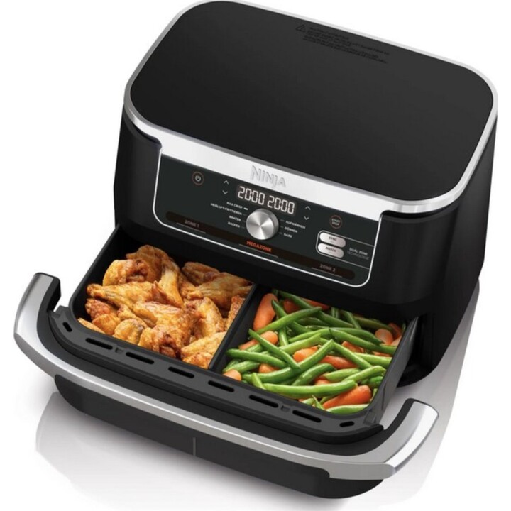 Friteuse à air 7-en-1 FlexDrawer de Ninja Foodi, 10.4L, sans huile, avec panier amovible, antiadhésif et pièces lavables au lave