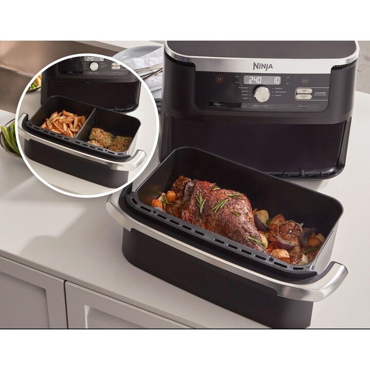 Friteuse à air 7-en-1 FlexDrawer de Ninja Foodi, 10.4L, sans huile, avec panier amovible, antiadhésif et pièces lavables au lave