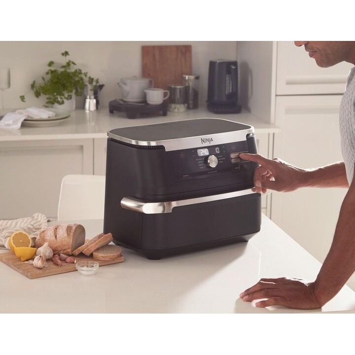Friteuse à air 7-en-1 FlexDrawer de Ninja Foodi, 10.4L, sans huile, avec panier amovible, antiadhésif et pièces lavables au lave