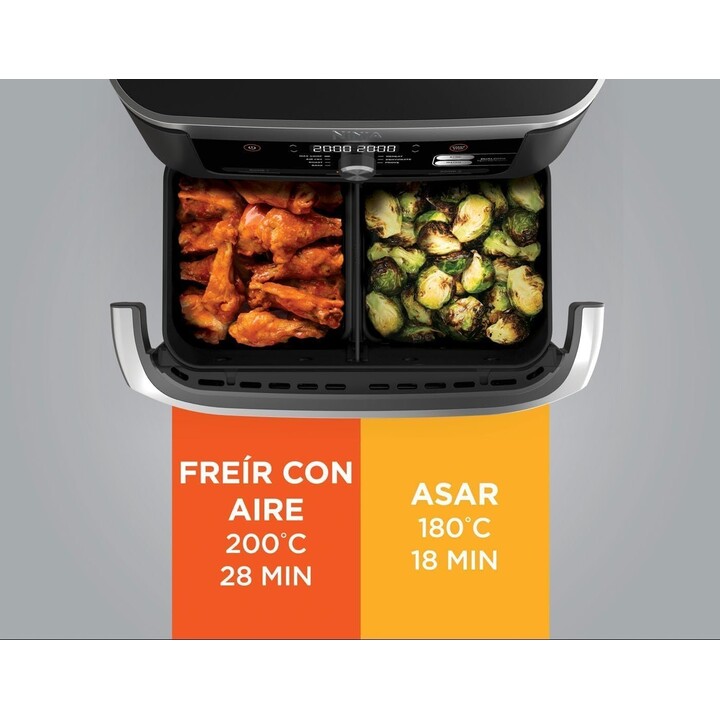 Friteuse à air 7-en-1 FlexDrawer de Ninja Foodi, 10.4L, sans huile, avec panier amovible, antiadhésif et pièces lavables au lave