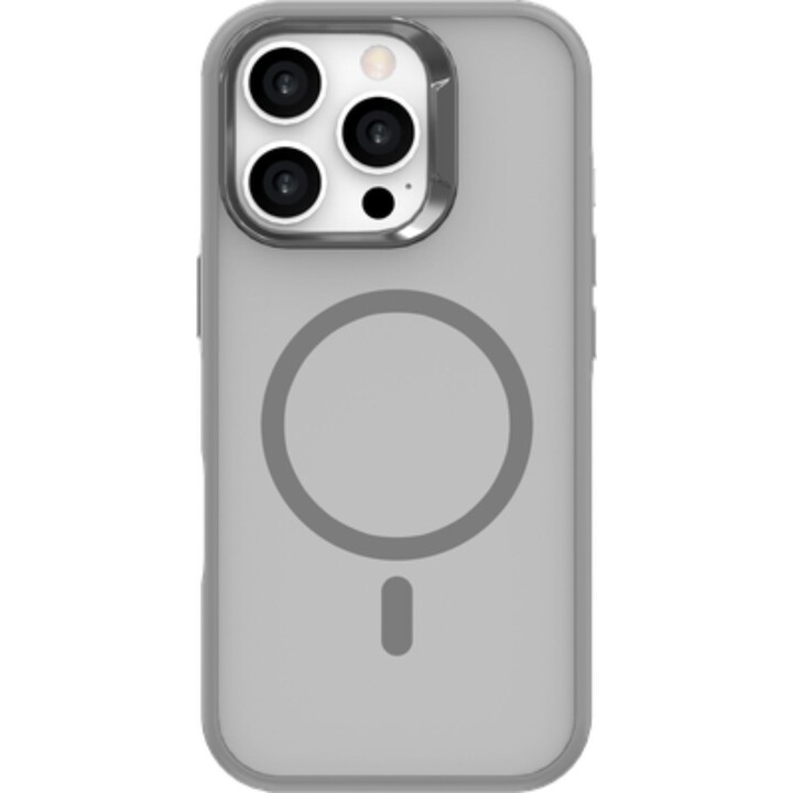 Just in Case ArmorElite Case pour iPhone 16 Pro - Coque arrière de qualité militaire, gris