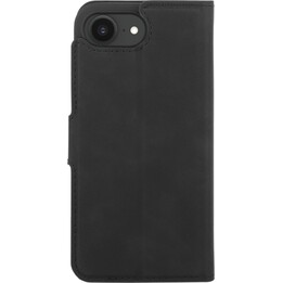 Just in Case PrimeWallet Wallet Case for iPhone 17e/16e - Faux Leather Wallet Case - Black