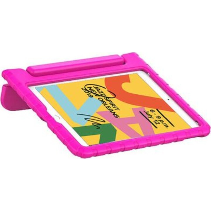 Mala Just in Case para iPad 2021 (9ª geração)/2020 (8ª geração)/iPad 2019 (7ª geração), cor-de-rosa