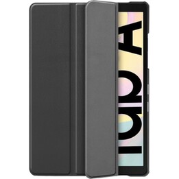 Just in Case Capa dobrável tipo livro inteligente para Samsung Galaxy Tab A7 2020, preto