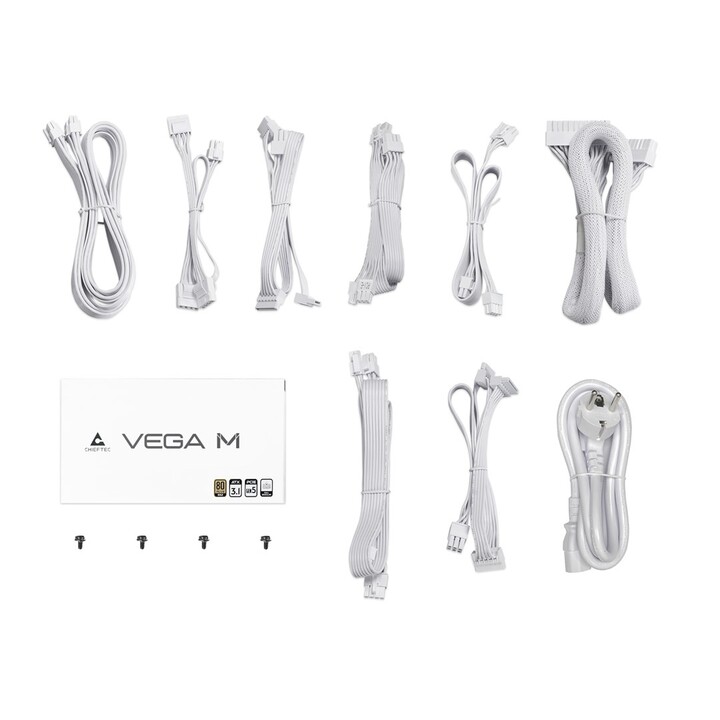 Chieftec Vega PPG-850-CW 850 W 20+4 pin ATX ATX White