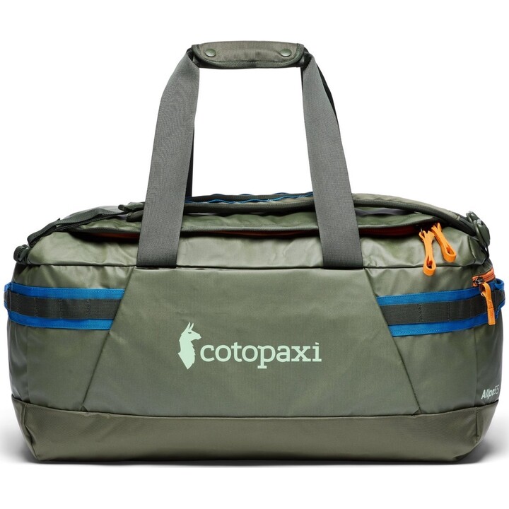 Cotopaxi Allpa Getaway 55L Duffel Bag Fatigue Green 55L Nylon recyclé