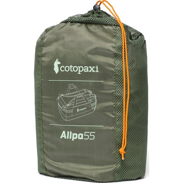 Cotopaxi Allpa Getaway 55L Duffel Bag Fatigue Green 55L Nylon recyclé