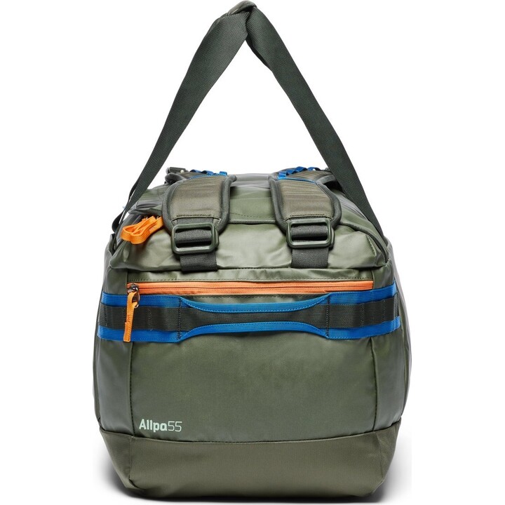 Cotopaxi Allpa Getaway 55L Duffel Bag Fatigue Green 55L Nylon recyclé