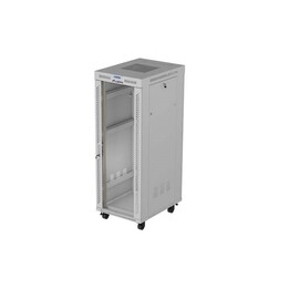 Lanberg 19" 32U 600x800 Gray LCD Glass Door Floor Rack Cabinet (Flat Pack) V2