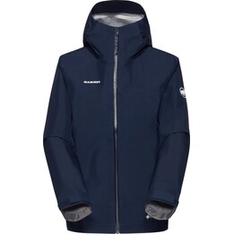 Jaqueta feminina Mammut Crater Light HS para montanha com capuz - Azul-marinho, Tamanho: P