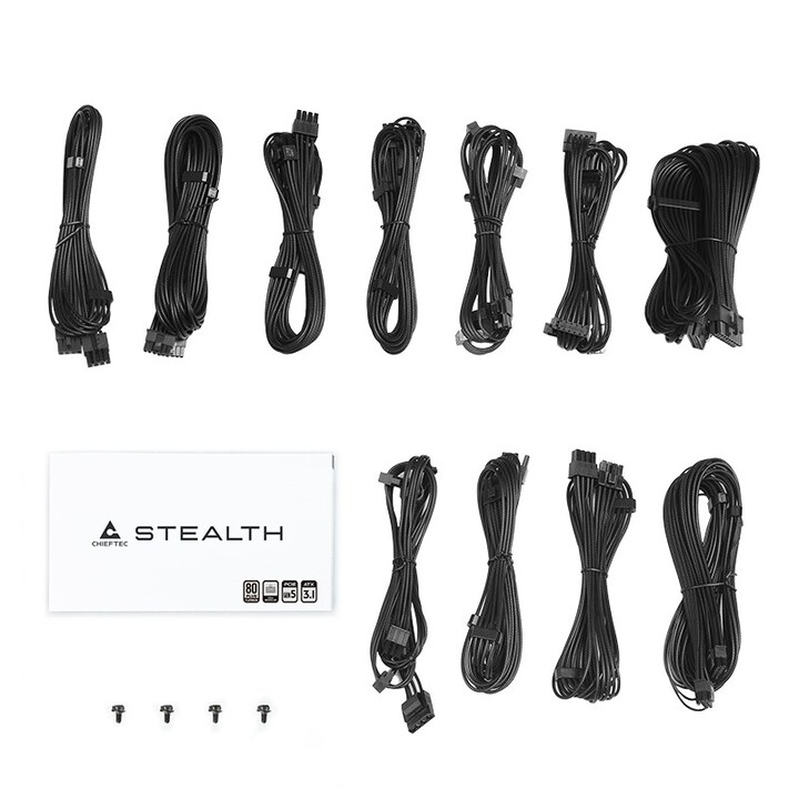 Chieftec Stealth 1200W Vega M Series SPX-1200-FC 80+ Platinum 24-pin ATX Negro
