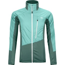 Chaqueta híbrida de lana suiza Ortovox Westalpen para mujer - gris ártico oscuro talla: s