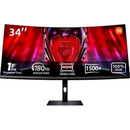 Xiaomi Curved Gaming Monitor G34WQi 2026 34 Inch 1500R 180Hz 1ms WQHD Black