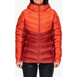 Kurtka puchowa damska Rab Glaceon Pro Jacket - red grapefruit/tuscan red rozmiar: s