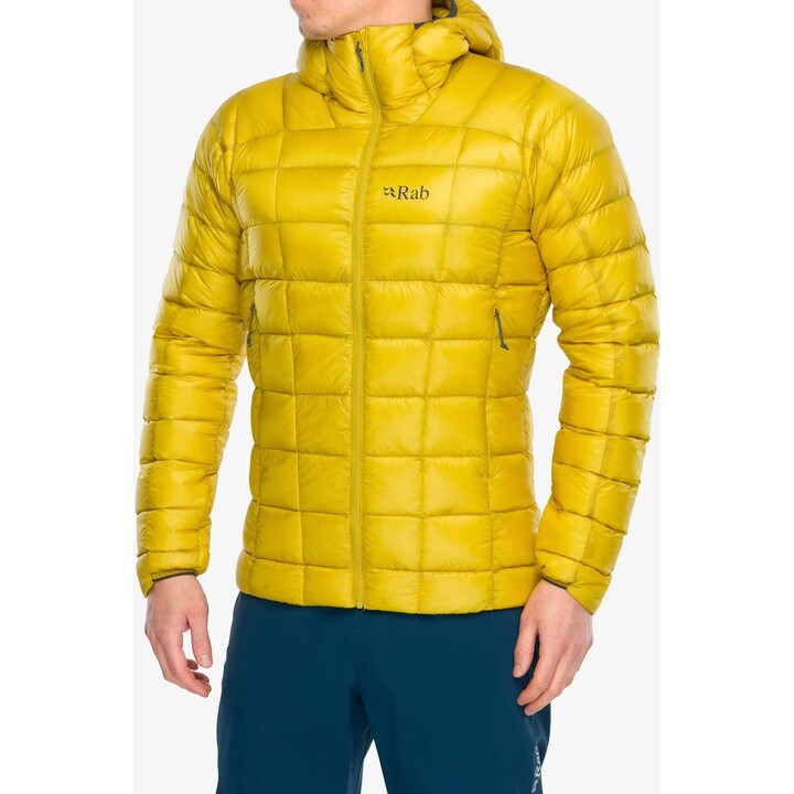 Giacca Rab Mythic Alpine - colore polline scuro, taglia: M