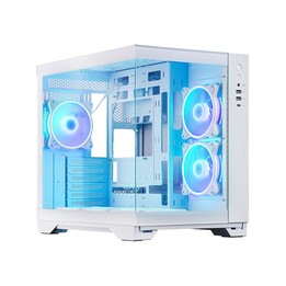 Boîtier d'ordinateur Chieftec GM-30W-TG-OP Blanc Cube