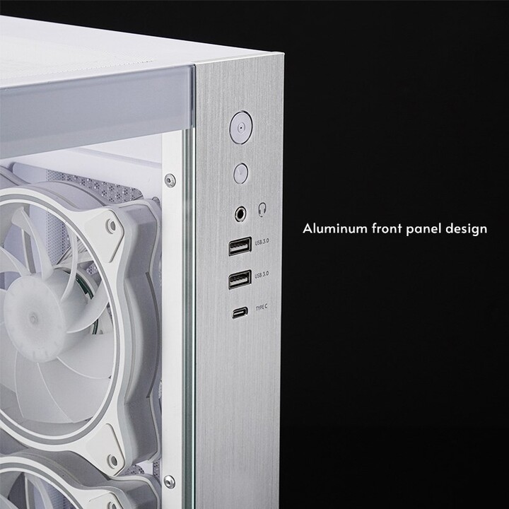 Chieftec GM-30W-TG-OP computer case Cube White