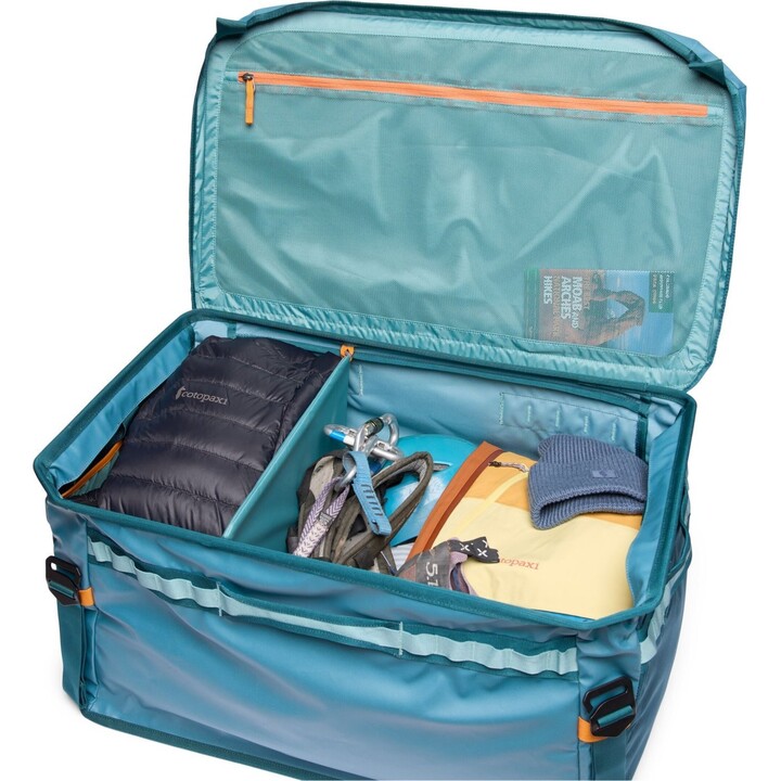 Cotopaxi Allpa 90L Borsa per il trasporto dell'attrezzatura Blue Spruce Abyss 90L Poliestere riciclato
