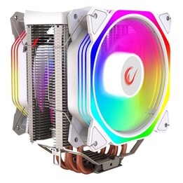 Disipador de CPU Rampage OCTAGONC60-WHITE LGA1700/AM5 1800RPM 2x 120mm ARGB PWM
