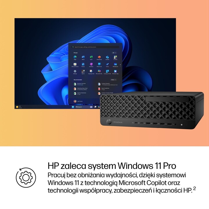 PC HP EliteDesk 8 SFF G1i Ultra 5 235/16GB/SSD512GB/Intel/11PR 3Y