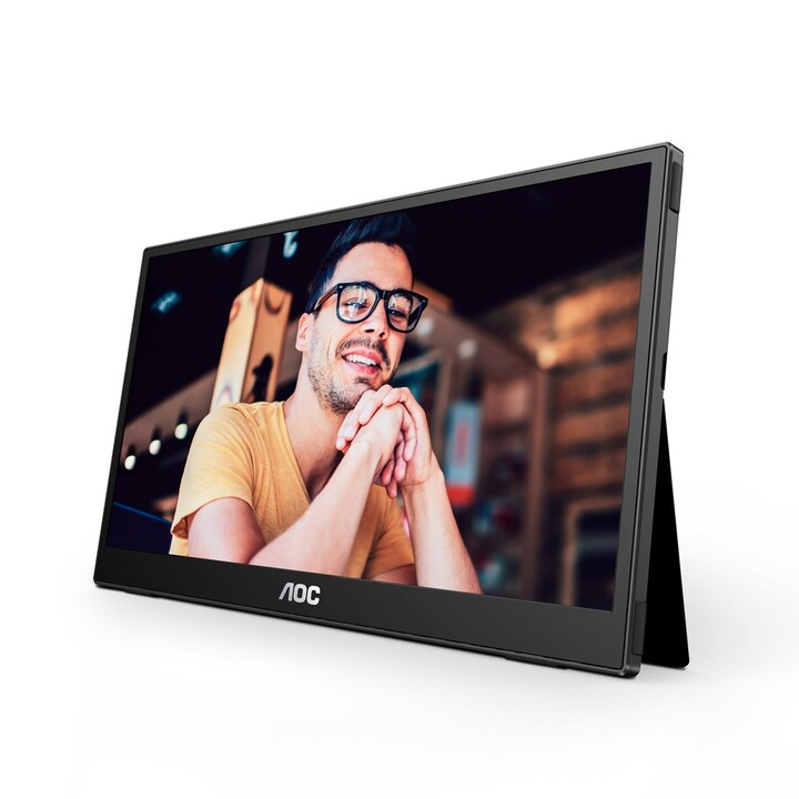 AOC 16T3EA monitor o TV portátil Negro 39,6 cm (15.6") 1920 x 1080 Pixeles