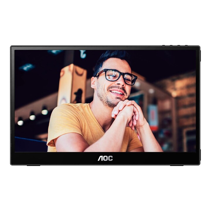 AOC 16T3EA monitor o TV portátil Negro 39,6 cm (15.6") 1920 x 1080 Pixeles