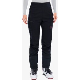 Pantaloni softshell da donna La Sportiva Ikarus - nero/rosa baia taglia: s