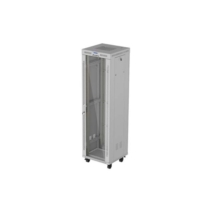 Lanberg FF01-6642-12SL Armadio rack 42U, rack o telaio autonomo, grigio