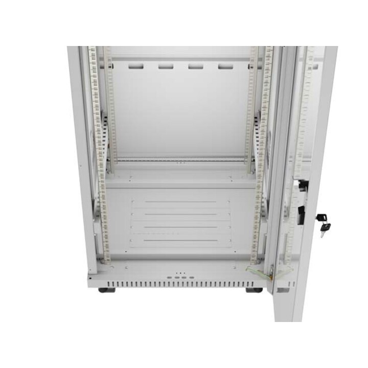 Lanberg FF01-6642-12SL Armadio rack 42U, rack o telaio autonomo, grigio