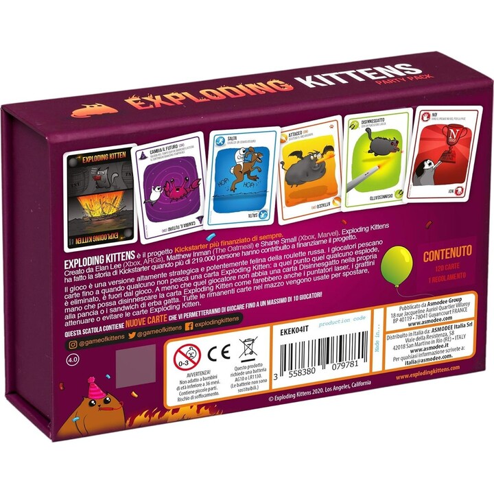 Asmodee Exploding Kittens Party Pack