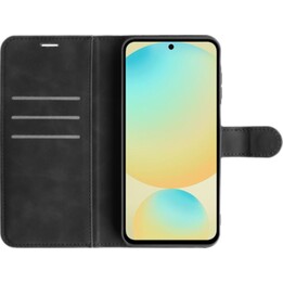 Just in Case PrimeWallet Wallet Case for Samsung Galaxy A26 - Faux Leather Wallet Case - Black