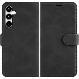 Just in Case Capa PrimeWallet para Samsung Galaxy A35 - Capa para carteira em pele sintética - Preto