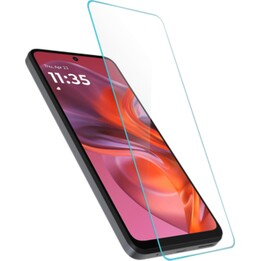 Just in Case Displayschutzfolie aus gehärtetem Glas für Moto E15