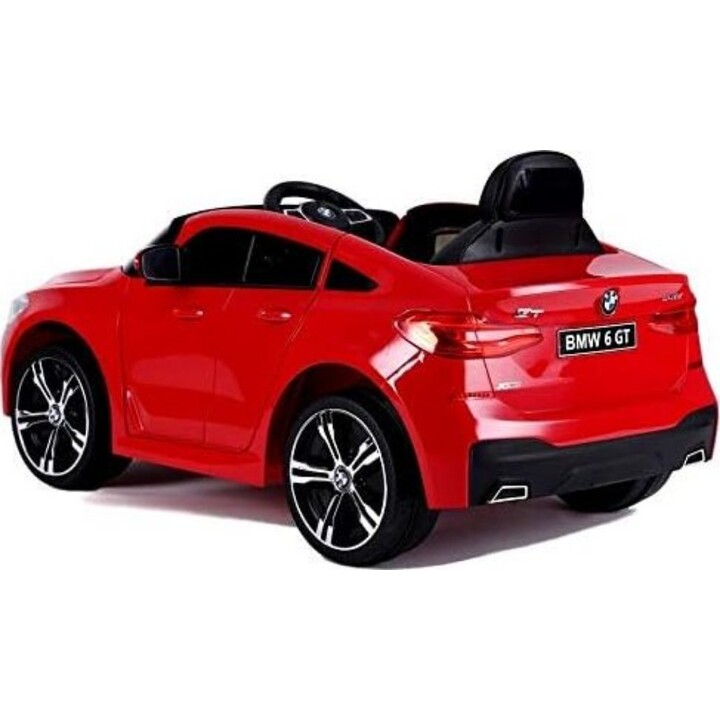 Nuova BMW X6 SUV elettrica con luci a LED e lettore MP3, colore rosso.