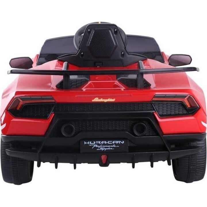 Lamborghini Huracán rojo, coche eléctrico