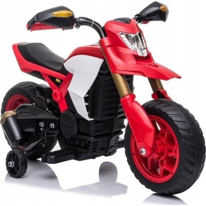 Motocicleta TR1909 vermelha movida a bateria
