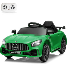 Auto na akumulator Mercedes AMG GT R Pilot Światła LED MP3  Zielony