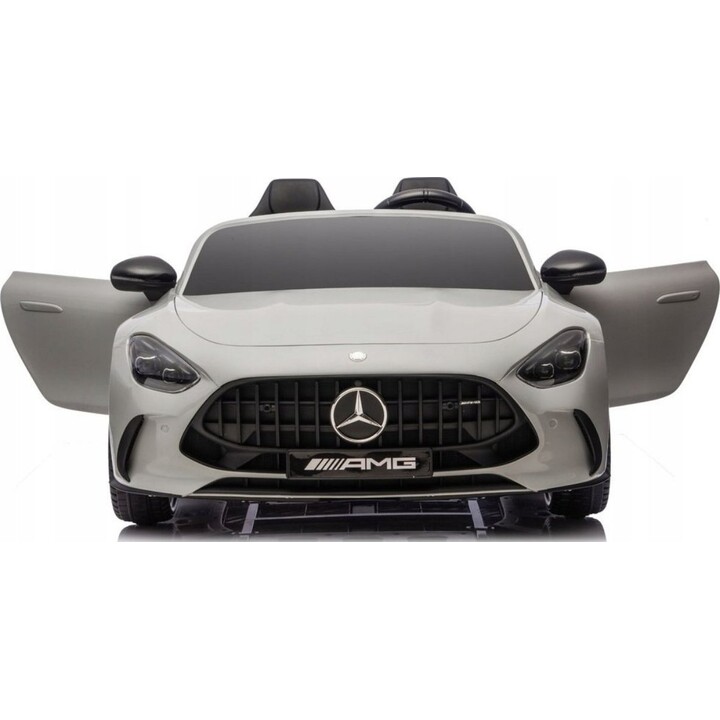 Mercedes GT63 AMG DKGT63 24V LCD Carro Elétrico a Bateria, Cinza Claro