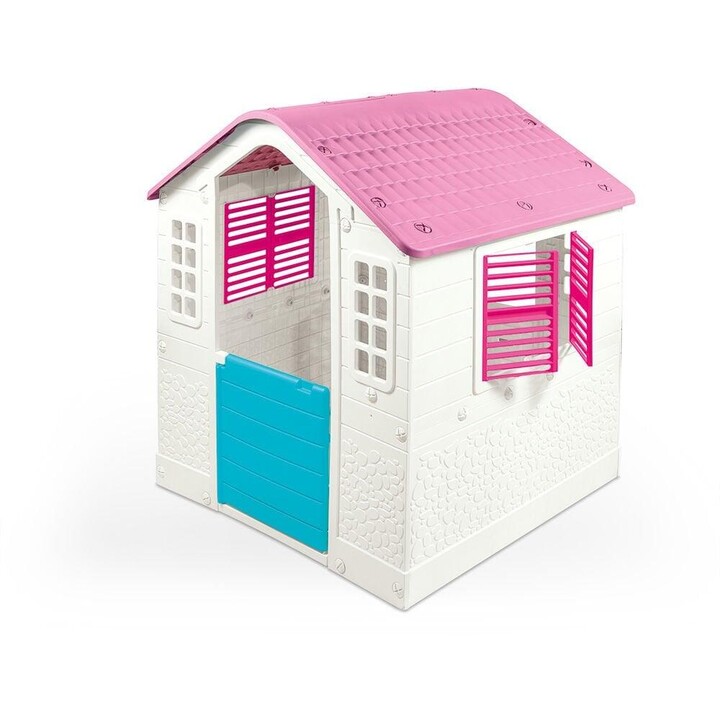 Casa de juegos DOLU blanco rosa