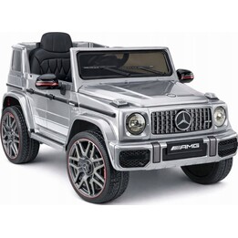 Mercedes AMG G 63 children's electric car painted silver