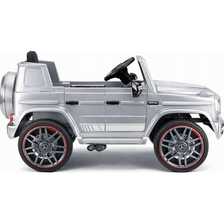 Mercedes AMG G 63 children's electric car painted silver